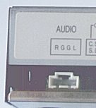 Conector de audio analgico en un CD-ROM