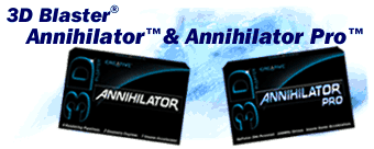 Tarjetas Creative Annhilator -GeForce256 con memoria SDRAM- y Annhilator Pro -con memoria DDR-SDRAM-