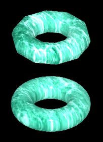 Donuts renderizados con texturas