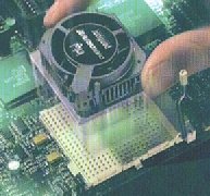 Insertando un chip OverDrive en un zcalo ZIF de 486